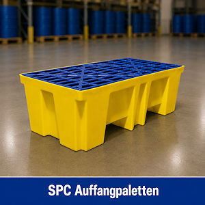 SPC Auffangpaletten f&uuml;r F&auml;sser