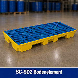 SPC Bodenelemente f&uuml;r Fasslager