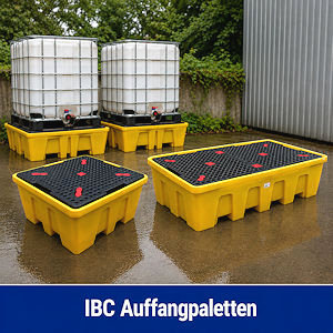 IBC Auffangpaletten f&uuml;r Beh&auml;lter