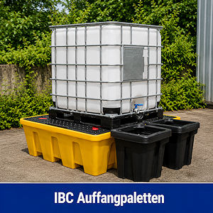 IBC Auffangpalette Doppelausf&uuml;hrung