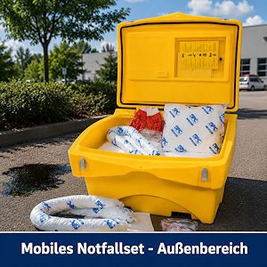 Gro&szlig;es mobiles Notfallset f&uuml;r Au&szlig;enbereiche