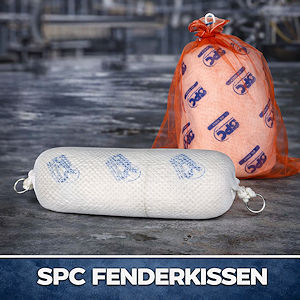 Fenderkissen f&uuml;r &Ouml;l auf Wasser