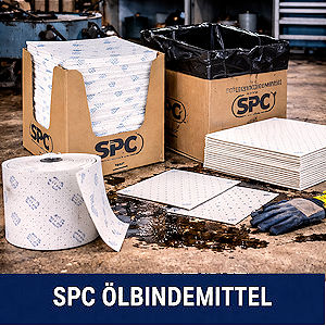 &Ouml;lbindende T&uuml;cher f&uuml;r Leckagen
