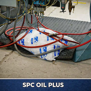 &Ouml;lbindekissen OIL PLUS im Einsatz