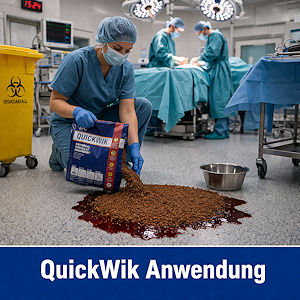 QuickWik Bindemittel f&uuml;r unterschiedliche Fl&uuml;ssigkeiten