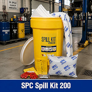 SPILL KIT 200 Notfallset im 200-Liter-Fass