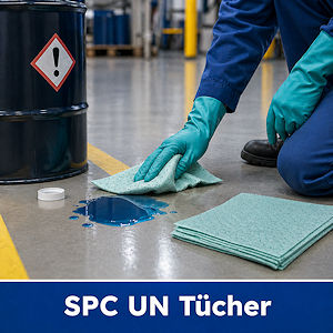 UN T&uuml;cher zur Aufnahme von Chemikalien in der Industrie