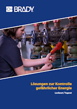 Katalog Lockout Tagout Verriegelungen und Warnkennzeichnung