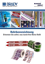 Broschüre Rohrmarkiererungen und Pfeilbänder