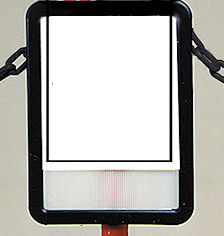 Individuelles Hinweisschild f&uuml;r Sperrpfosten