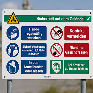Individuelle Mehrsymbol-Warntafel