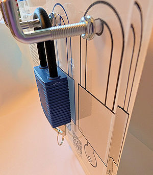 Plexiglas f&uuml;r Lockout-Tagout Shadowboards