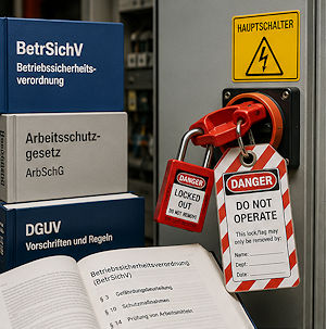 Betriebssicherheitsverordnung und Lockout-Tagout