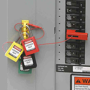 Selbstklebende Lockout-Halterung