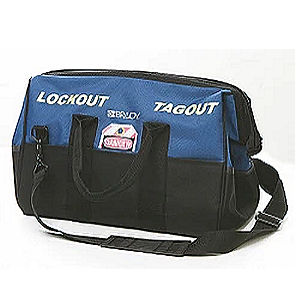 Blaue LOTO Tasche aus Polyester