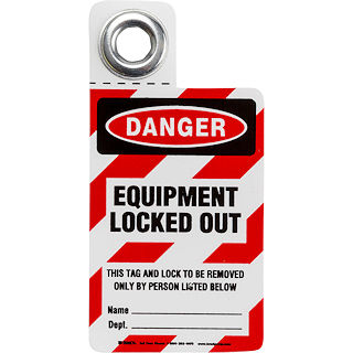 Warnanh&auml;nger DANGER EQUIPMENT LOCKED OUT