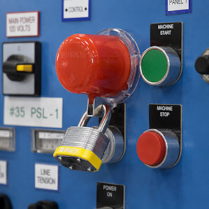 Notausschalter-Verriegelung LOTO-134018