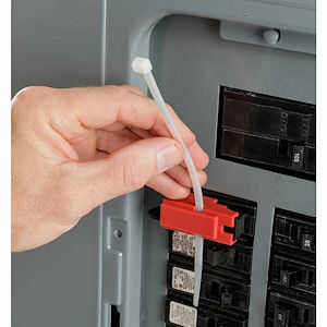 TagLock an einem 120-Volt-Schutzschalter