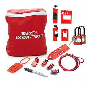 Kleines Lockout-Set f&uuml;r Elektriker