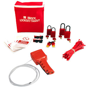 Kleines Lockout-Set f&uuml;r Windenergieanlagen