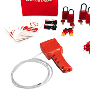LOTO Tasche und Verriegelungen f&uuml;r Windkraftanlagen