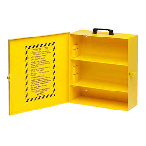 Absperrbare industrielle Lockout-Station aus Metall