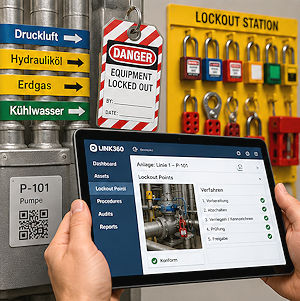 Lockout-Tagout Kennzeichnung und Dokumentation