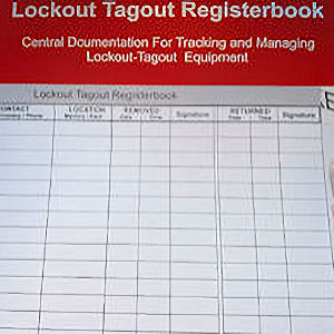 Lockout-Tagout Registerbuch Englisch