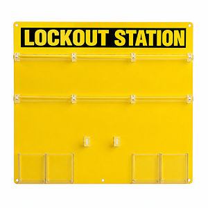 Gro&szlig;e offene Lockout-Station