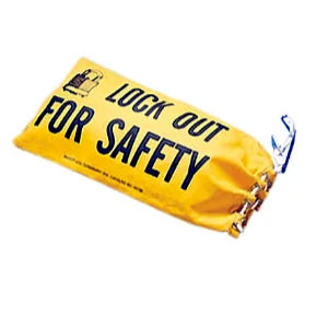 Gelbe Universal-Lockout-Tasche