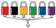 Lockout Schließsystem Key Different Master Keyed