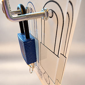 Plexiglas f&uuml;r Lockout-Tagout Shadowboards