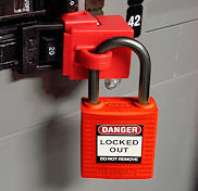 Sicherheitsschl&ouml;sser f&uuml;r Lockout-Tagout