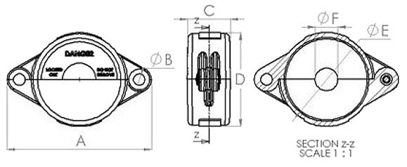 Abmessungen Handrad-Absperrungen