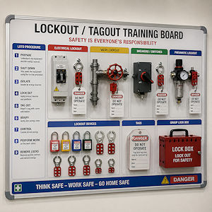 Lockout-Tagout Schulungsboard