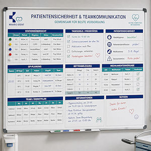 Whiteboard f&uuml;r Krankenhaus und Gesundheitswesen