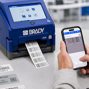 Sicherheitskennzeichnung mit Brady i4311