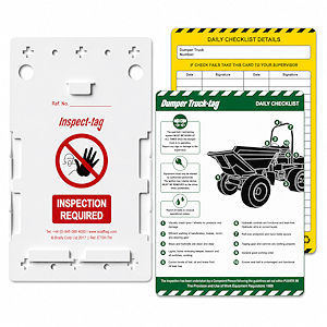 DumperTruckTag Halter und Einsteckschild