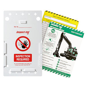 ExcavatorTag Halter und Einsteckschild