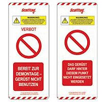 Scafftag MK1 Sonderstatus-Schild