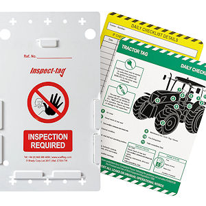 TractorTag Halter und Einsteckschild